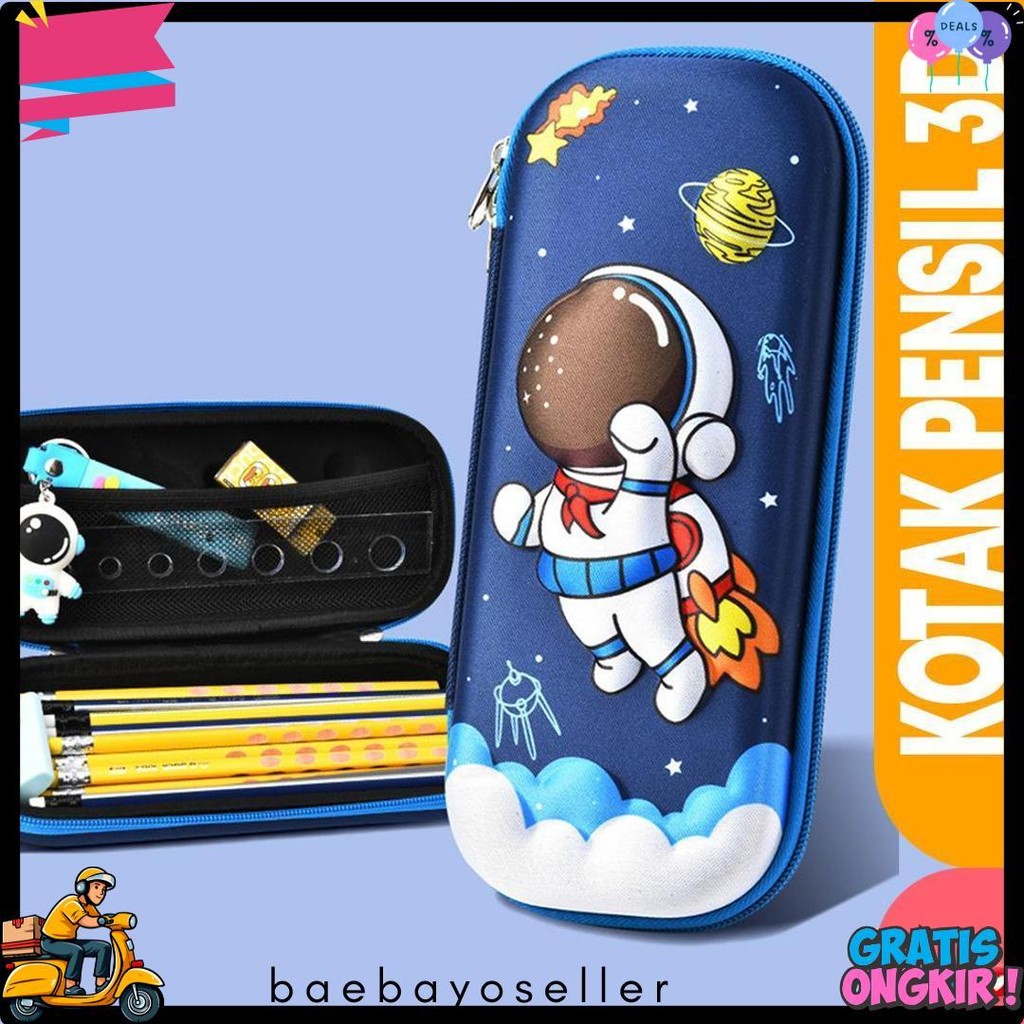 

Aimilo - Tempat Pensil Aesthetic 3D Tempat Pensil Anak Laki Laki Waterproof Kotak Pensil Anak Perempuan Alat Tulis Sekolah Diskon Setengah Harga