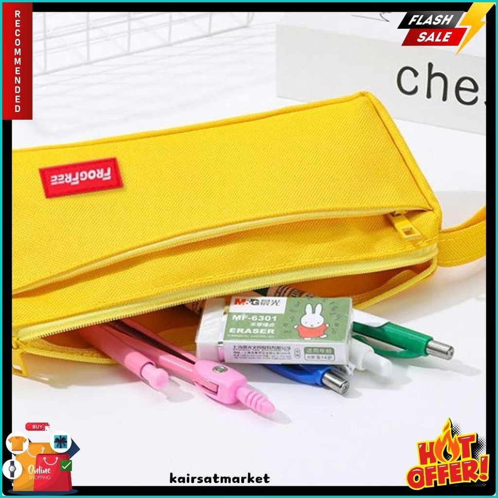 

Online Shopping Mall - S6454 Kotak Pensil Zipper Portabel / Tempat Alat Tulis Kapasitas Besar Diskon Setengah Harga