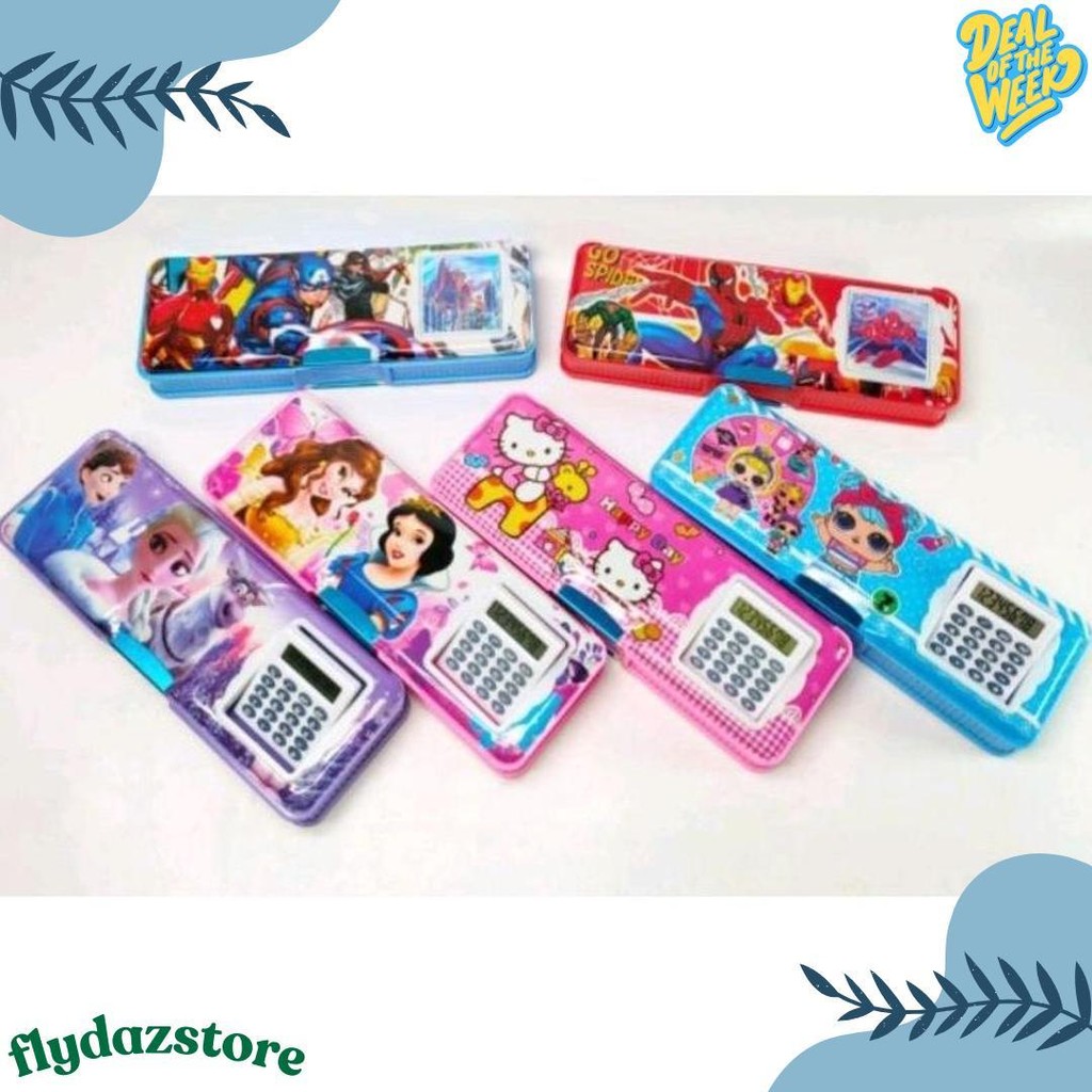 

Kotak Pensil Magnet Kalkulator / Serutan Karakter / Kotak Pensil Magnet / Kalkulator Fancy Karakter Flash Sale! Diskon Hingga 70%