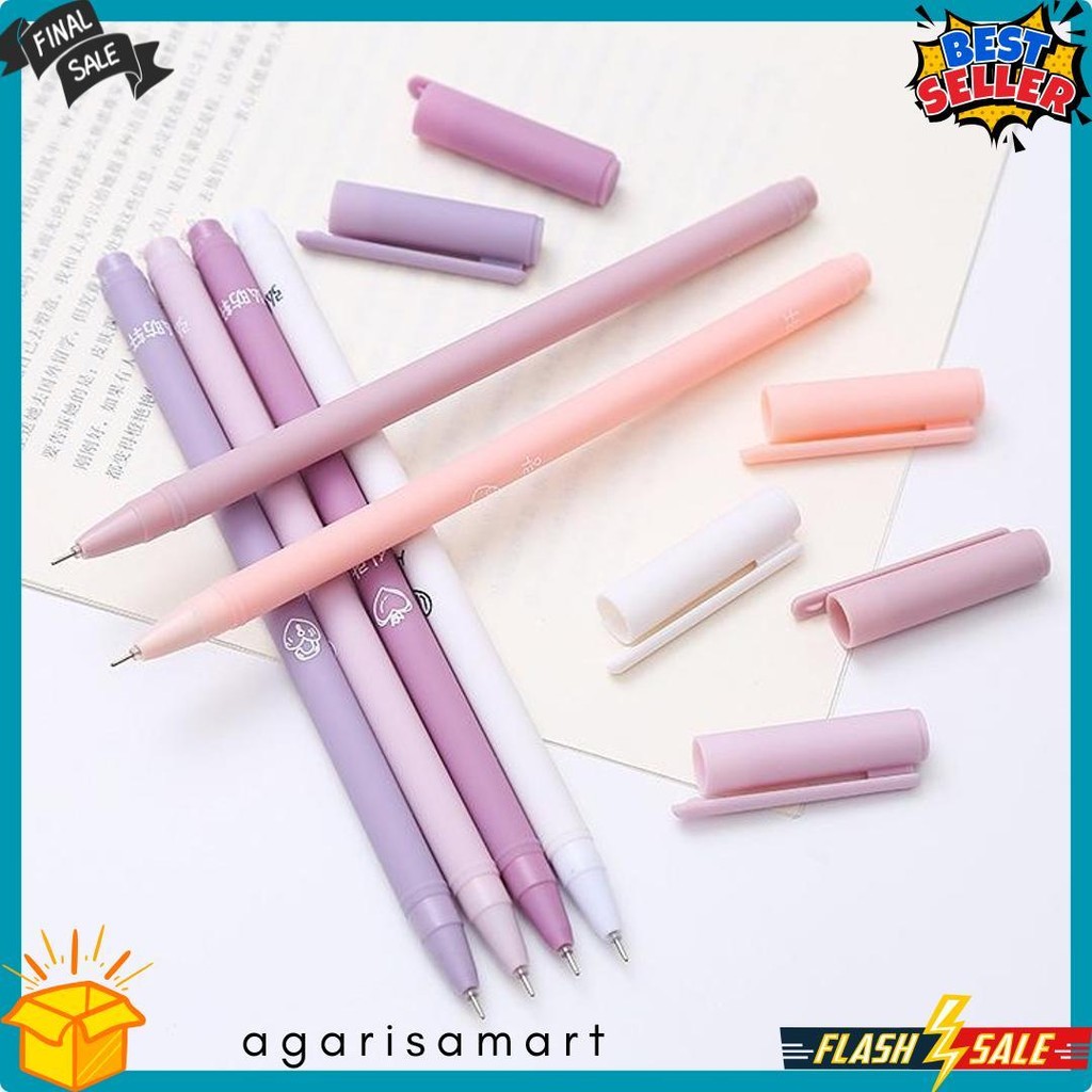 

Stt 1 Set 6Pcs Pena Gel 0.5Mm Warna Pastel Pen Gel Aesthetic Pulpen Gel 6 In 1 Warna Gradasi Pena Gel Set Morandi Color Bolpoint Tinta Gel Cair 6 Pcs Journaling Pen Alat Tulis Kantor Sekolah Lucu Flash Sale! Diskon Hingga 70%