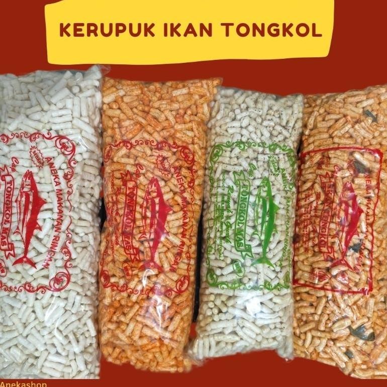 

Kerupuk ikan tongkol viral 1kg oripedas daun jeruklombok ijobalado