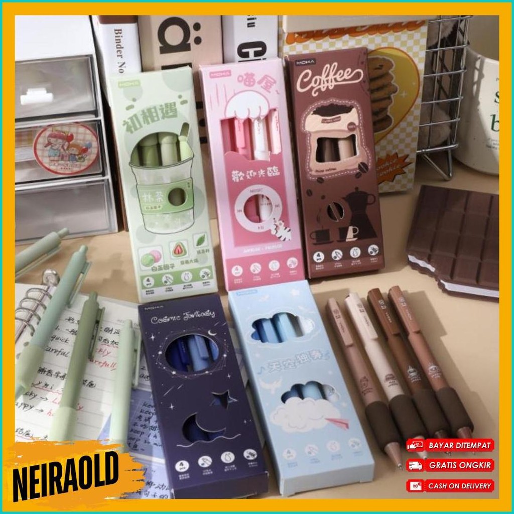 

Moka 1 Set 4 Pcs Pulpen Mekanik 0,5Mm Matte Color Edition Dengan Bantalan Pena Nyaman Mkp18 Terlaris! Produk Ini Banyak Dicari