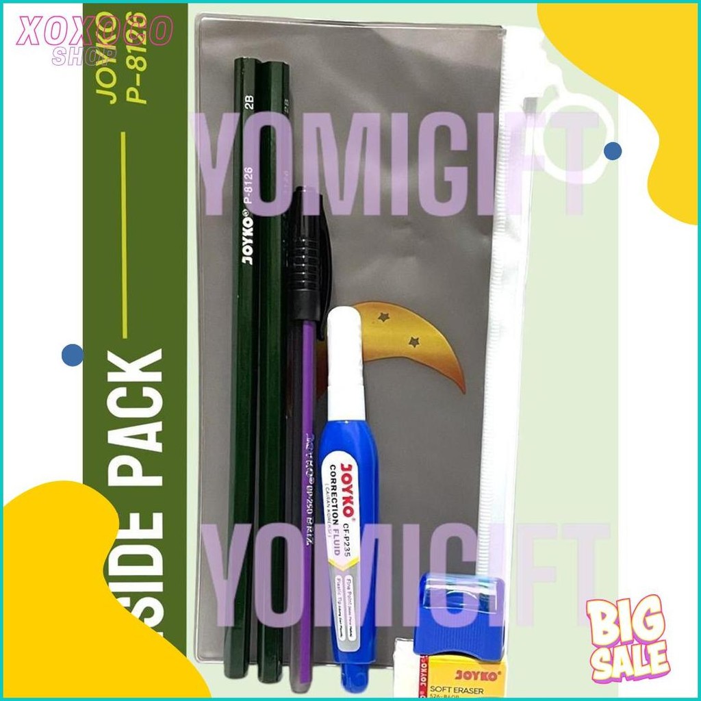 

Paket Alat Tulis Joyko P-8126 Murah Isi 6 / Paket Alat Tulis Pouch Murah/ Paket Alat Tulis Tepak Diskon