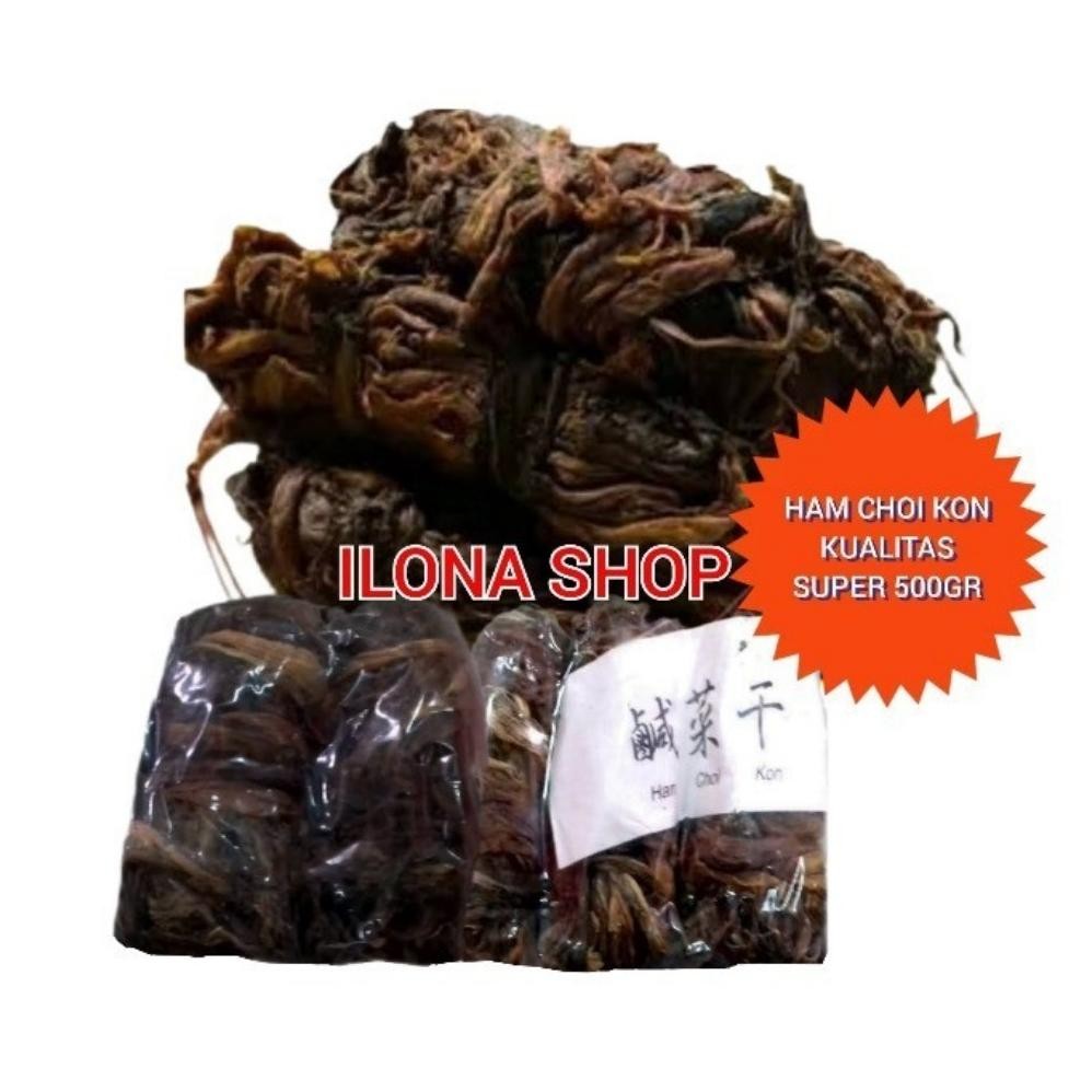 

SAYUR ASIN HITAM KERING KUALITAS BAGUS 500GRHAM CHOI KONSAYUR ASIN KERING HAM CAI KON HAKKA BERSIH