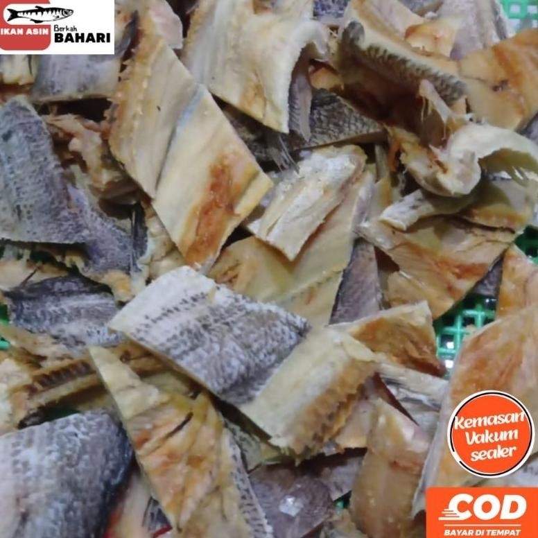 

ikan asin gabus 250gr ikan asin gabus potong enak fresh