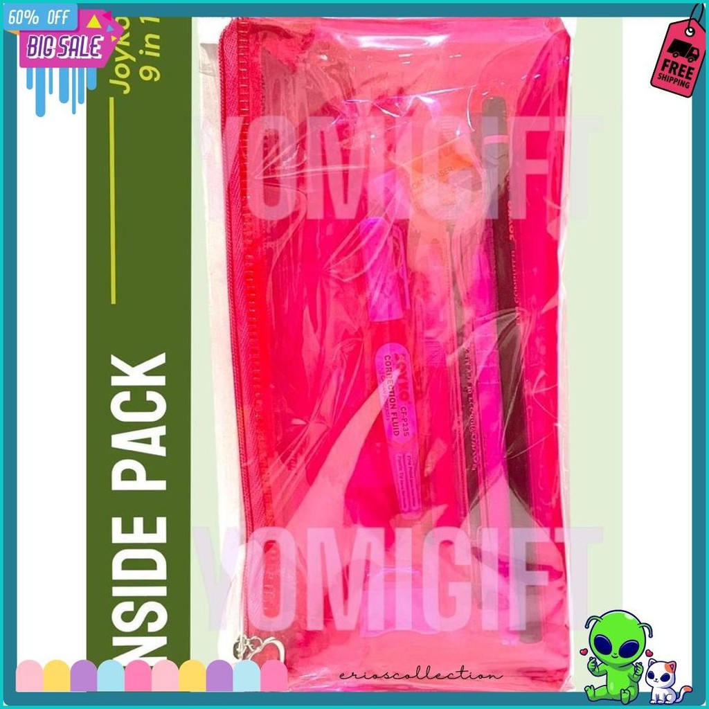 

Paket Joyko P88 Pouch / Paket Joyko 9 P88 In 1 Murah Dalam Tempat Pensil Diskon Setengah Harga