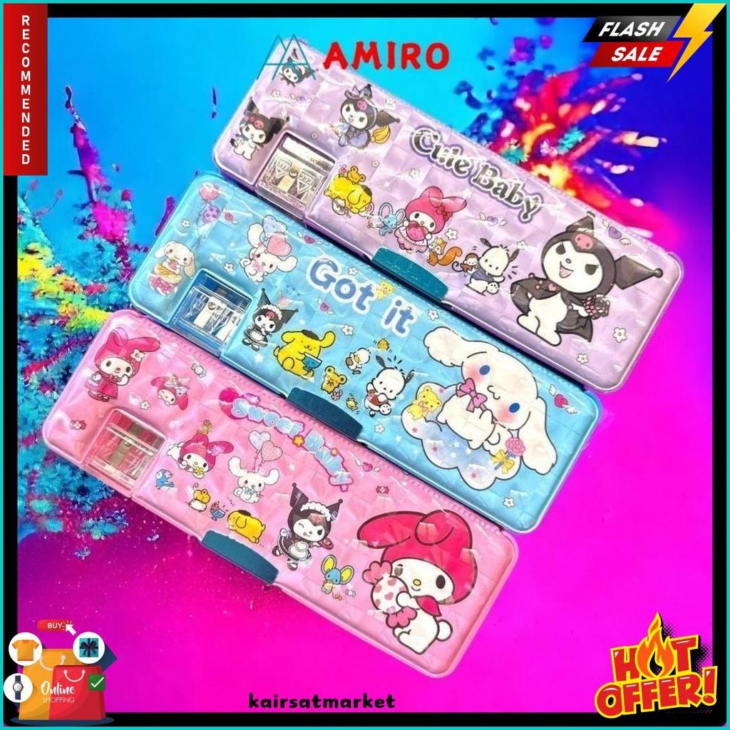 

Kotak Pensil Magnet Karakter 2 Sisi / Tempat Pensil Magnet Karakter Dengan Rautan Mini / Pensil Case Sanrio Kuromi Melody Flash Sale! Diskon Hingga 70%