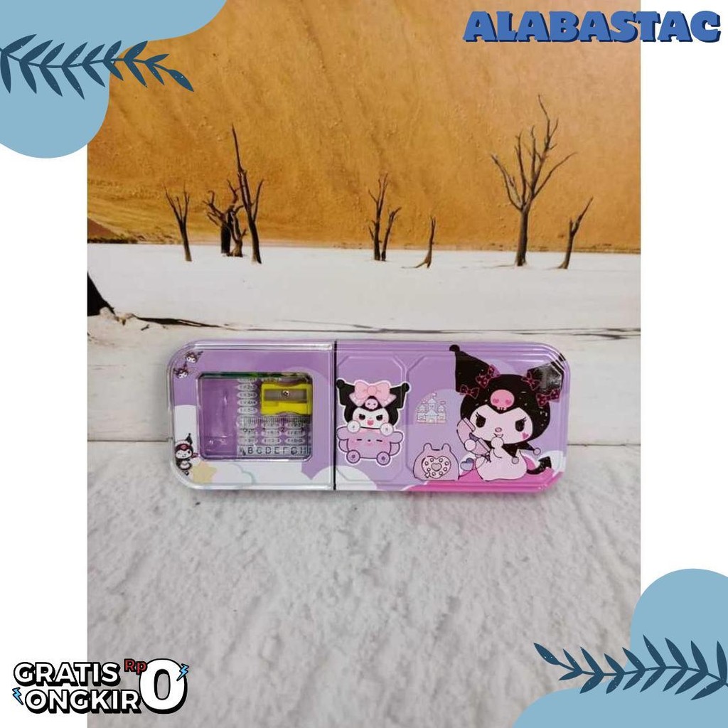 

Kotak Pensil Kaleng Ada Isi Ukuran Sedang/Pencil Case Terlengkap Dan Termurah