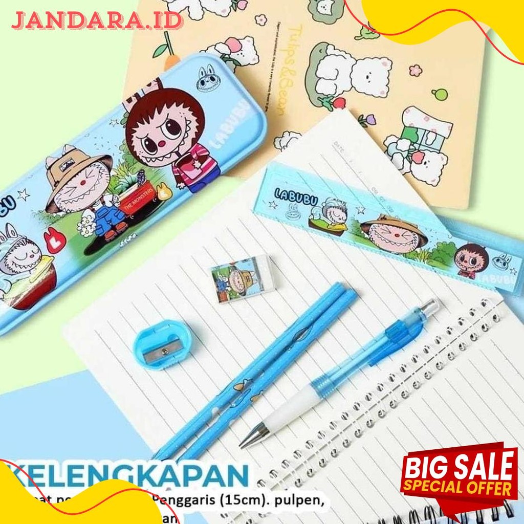 

Perlengkapan Alat Tulis 7 In 1 Anak Sekolah Hampers Kado Ulang Tahun Motif Capybara Labubu Stationary Pen Pensil Penggaris Rautan Kotak Pensil Penghapus Terlaris! Produk Ini Banyak Dicari