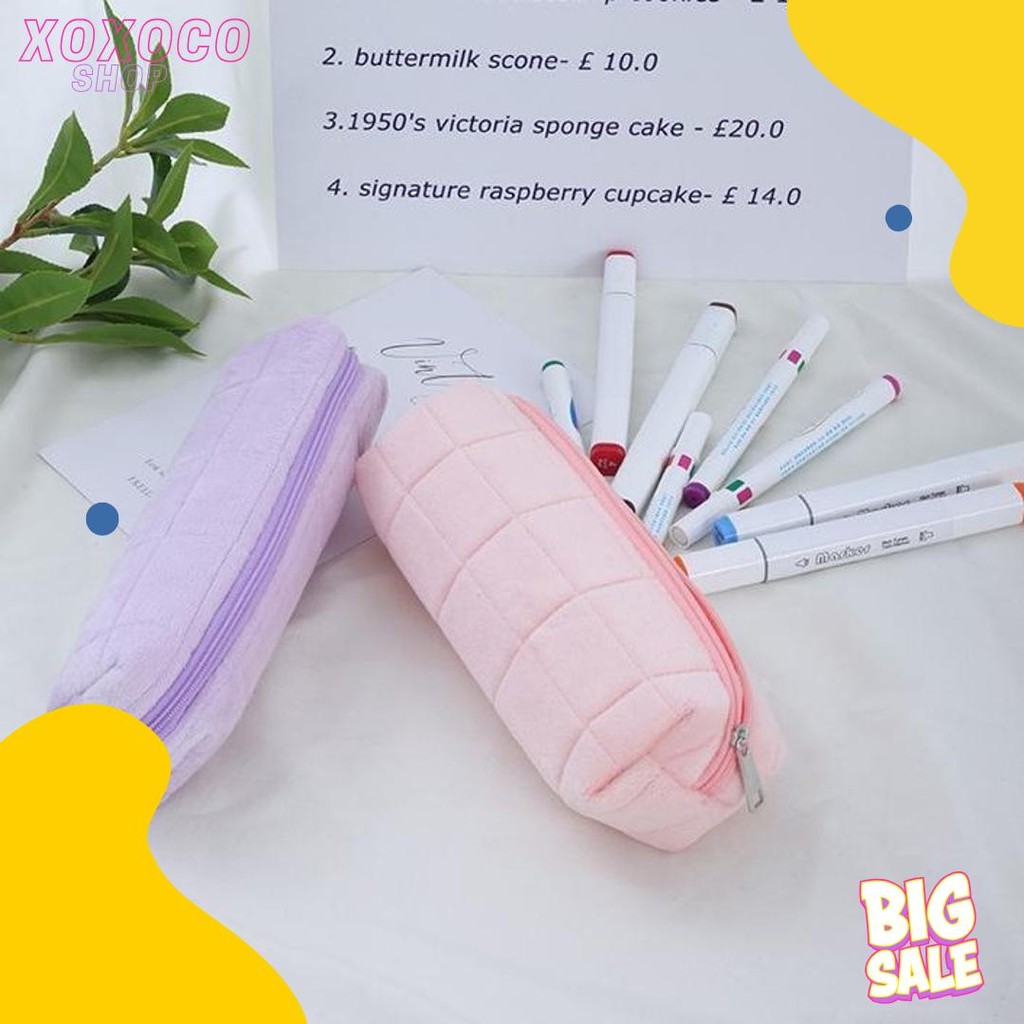 

Tempat Pensil Kotak Pensil Tas Kosmetik Pillow Pencil Case Pouch Make Up Alat Tulis Travel Bag Diskon Setengah Harga