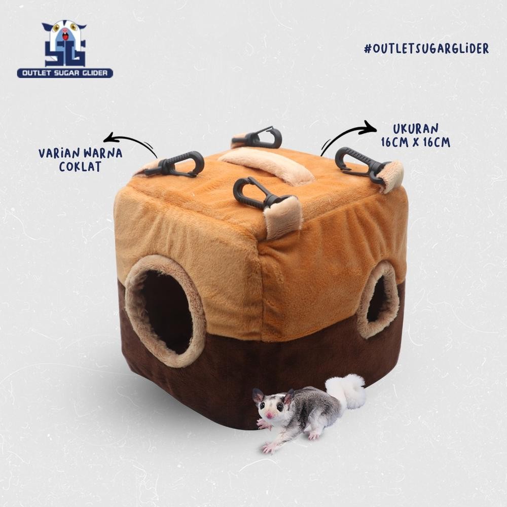 Best - SLEEPING POUCH MODEL KUBUS BESAR HEWAN SUGAR GLIDER, TUPAI TERBANG .,