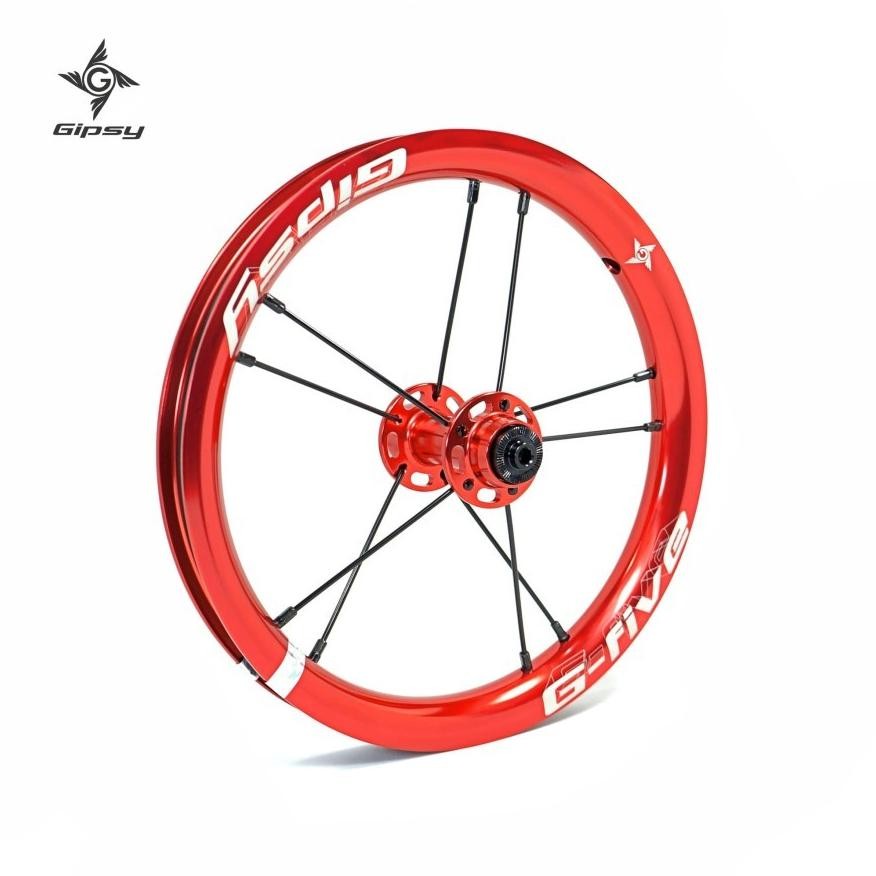 Terlaris Gipsy G-Five Push Balance Bike 12" Wheel Set - Sepeda Anak - Red