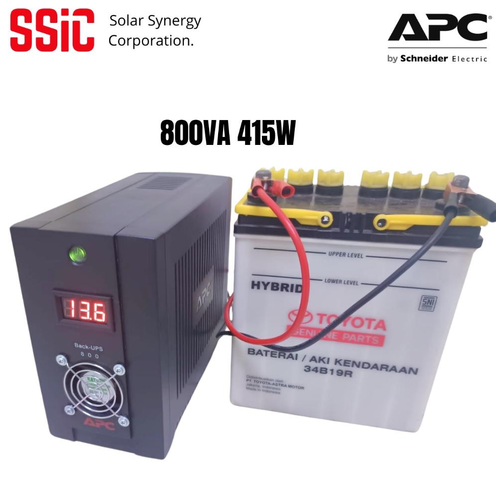 Terlaris Ssic - Ups Apc 800Va Modifikasi Aki External Tahan Berjam Jam Dengan Fan Pendingin