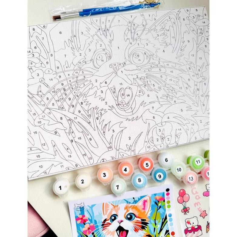 

Kuke Paint By Numbers Kit - Duck Series 20X20Cm - Painting Kit Ke-72