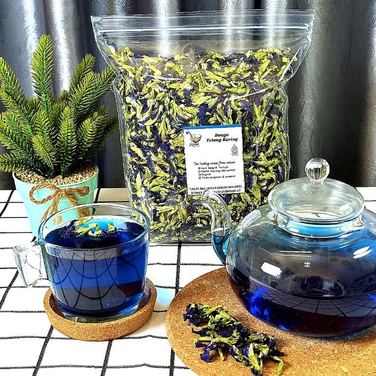 

Bunga Telang Kering 500 Gram - Teh Telang Premium Rempah Bu Risma Nugi