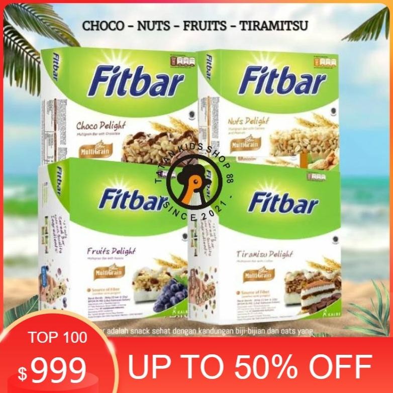 

Fitbar 1 Box Isi 12pcs Coklat Fruits Delight Tiramisu Distributor Cemilan Sehat Diet Promo Nugi