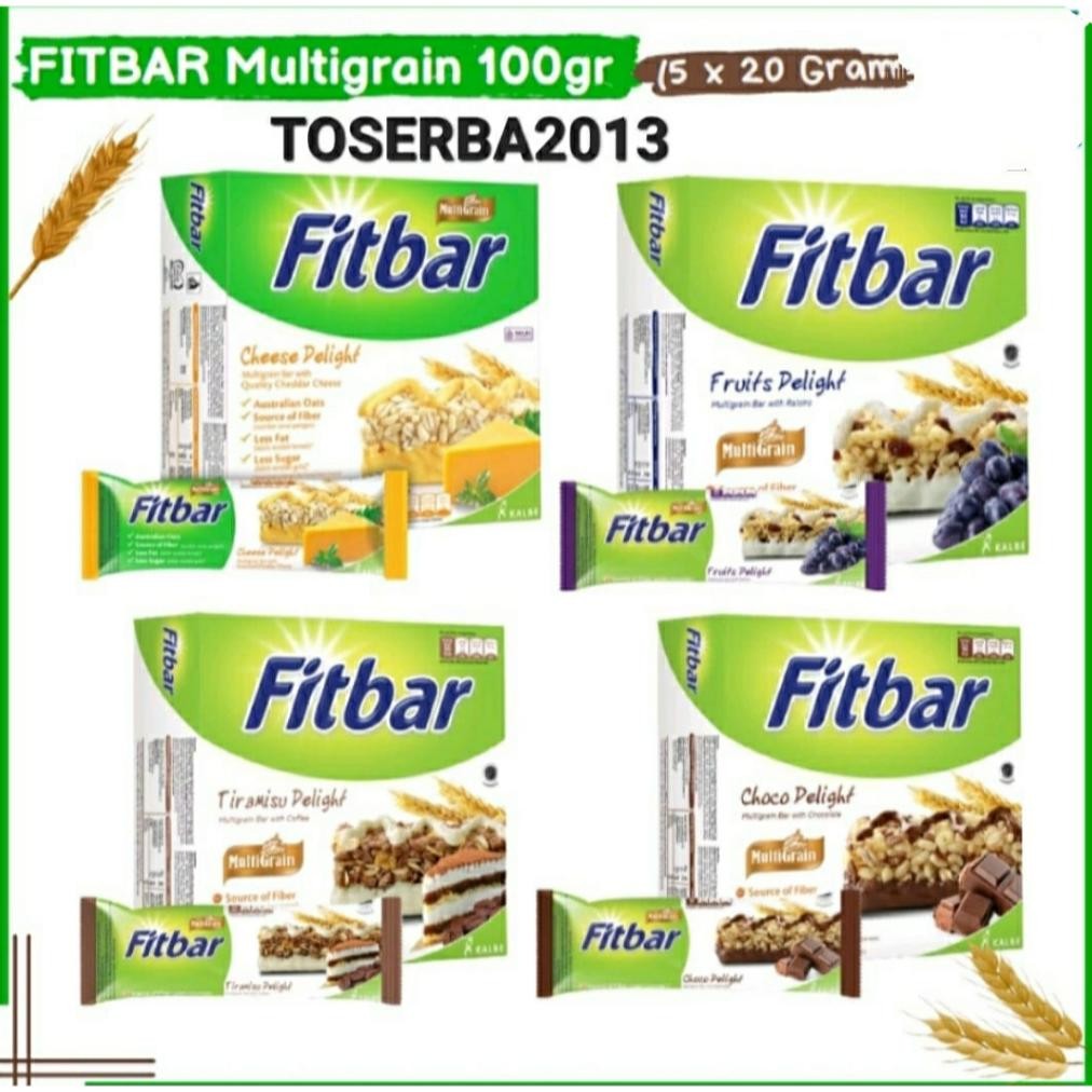 

FITBAR DELICIOUS MULTIGRAIN BAR [5x22gr] Nugi
