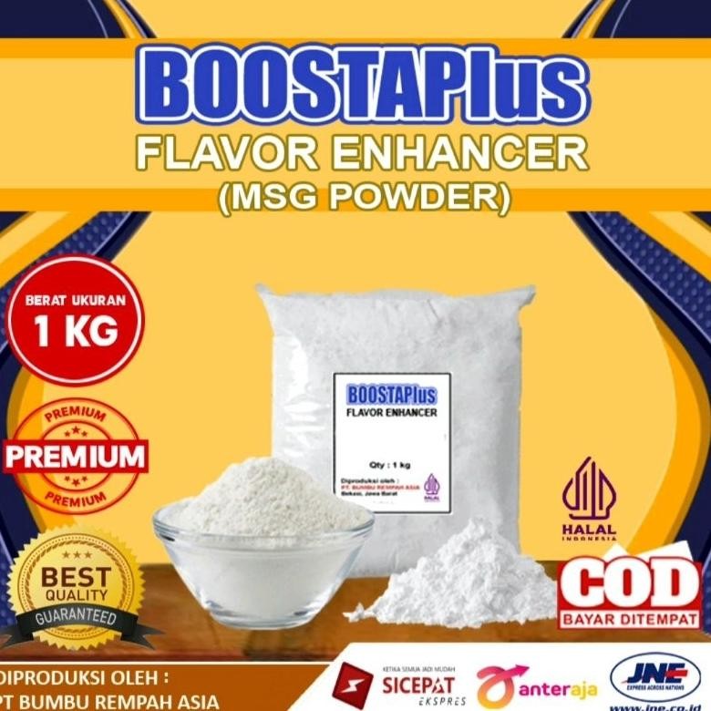 

MSG Boosta PLUS Flavour Enchancer Penambah Gurih dan Aroma 1Kg Nugi