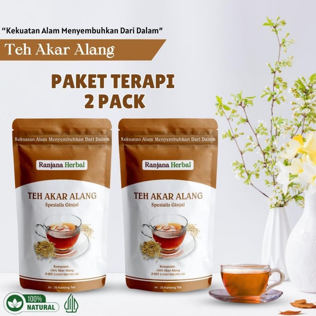 

Paket Teh Celup Herbal Akar Alang Alang Obat Gagal Ginjal Cuci Darah Prostat Kemih Kencing Berbusa Netes Nugi
