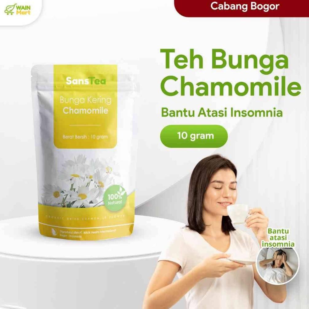 

ANTI IMSOMNIA !!! Teh Bunga Chamomile Herbal Relaksasi kaya Antioksidan Nugi