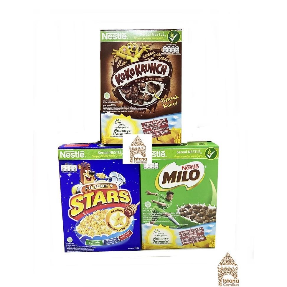 

Nestle Sereal Koko Krunch / Honey Stars / Milo 150 Gram Nugi