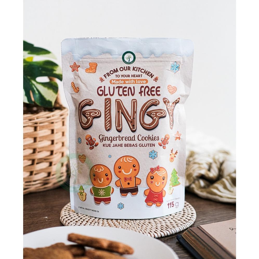 

GLUTEN FREE GINGY - HOLIDAY SPECIAL GINGER COOKIES 115GR Nugi
