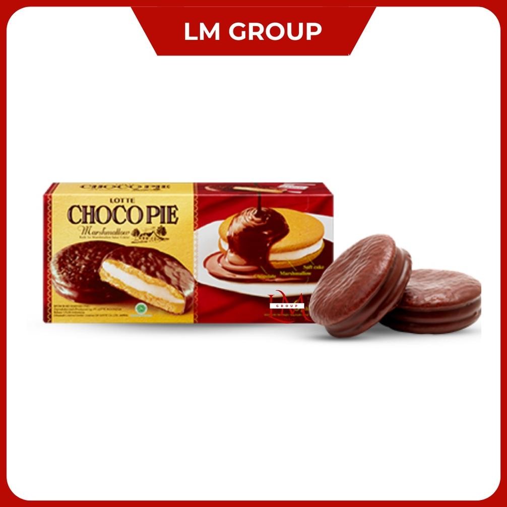

Lotte Choco Pie Coklat Marshmallow Box 1 Pack Isi 12 pcsx28gr Nugi