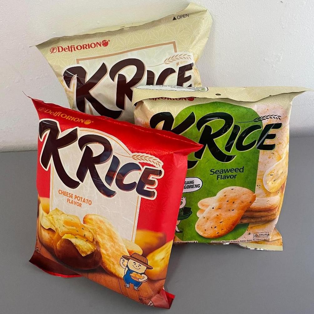 

DELFI ORION K'RICE SWEAWEED / CHEESE POTATO / SWEET ORI CRACKERS KOREA KREKERS BERAS KRICE Nugi