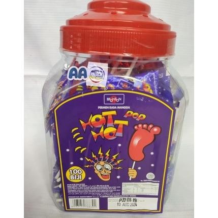 

PERMEN HOT HOT KAKI TOPLES ISI 100 X 5 GR Nugi