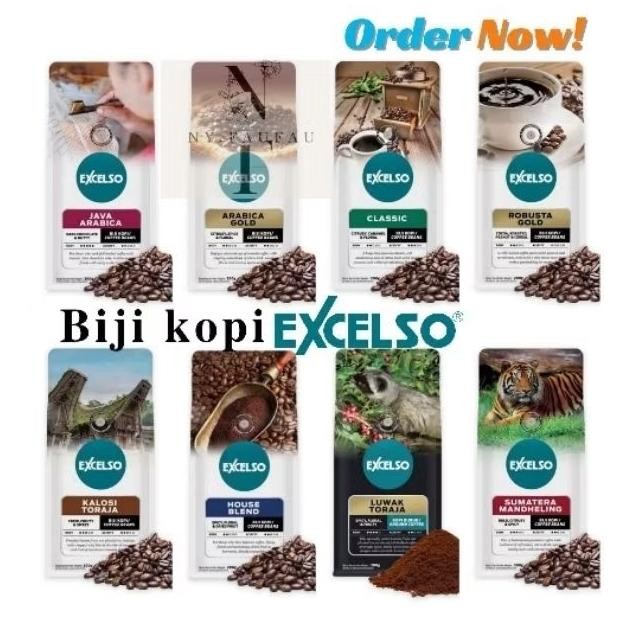 

EXCELSO Kopi Biji 200g All Varian ( Semua Varian ) Nugi