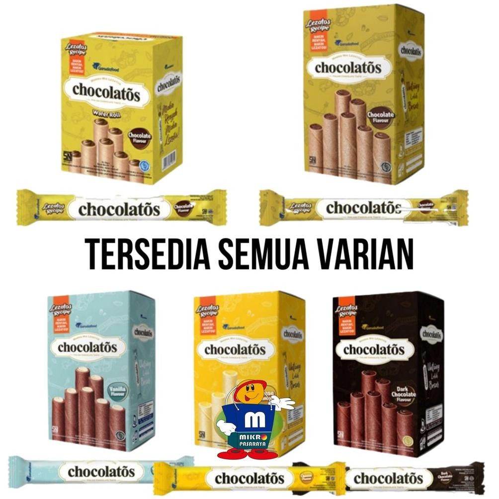 

CHOCOLATOS ROLL gery chocolatos roll garuda food cokolatos [24 pcs / 1 box] Nugi