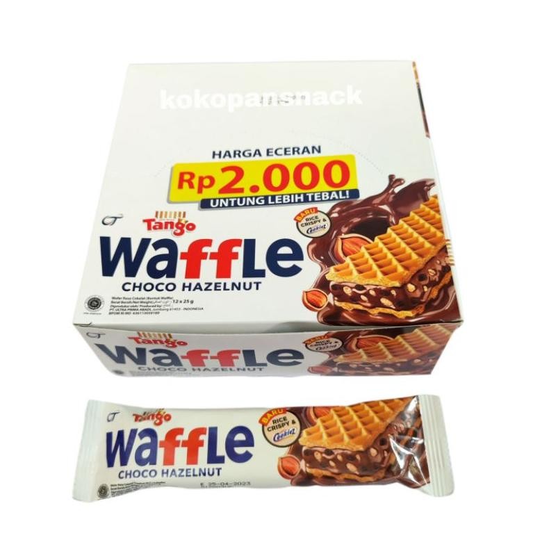 

SNACK TANGO WAFFLE CHOCO HAZELNUT BOX MAKANAN RINGAN KUE WAFER COKLAT COKELAT MURAH Nugi