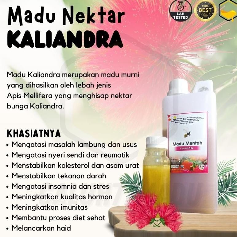 

[Raw Honey] Madu Mentah Kaliandra 1kg Nugi