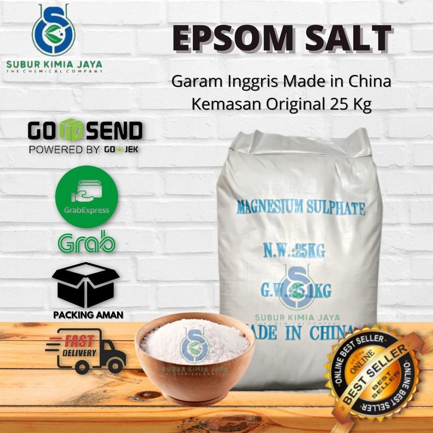 

Garam Inggris / Magnesium Sulfate / Epsom Salt / MgSO4 25 kg Nugi