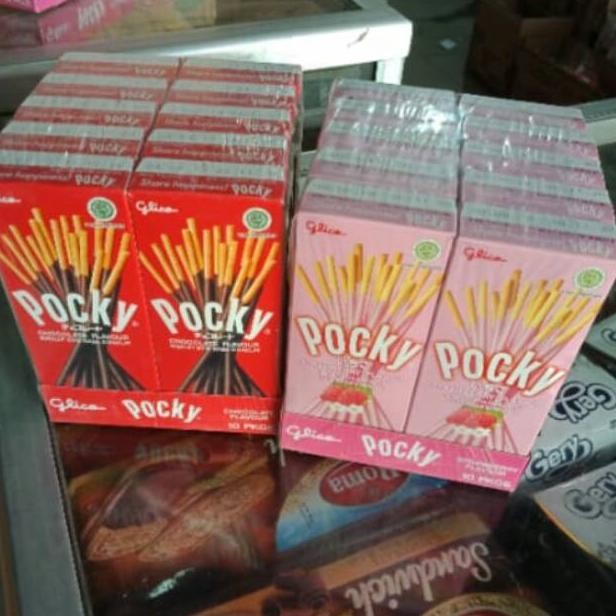 

Pocky mini promo 1pack (10 x 22 GR) Coklat dan Strawberry Nugi
