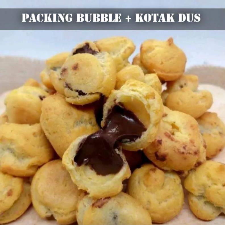 

soes coklat kiloan murah rasa mewah 500gr Nugi