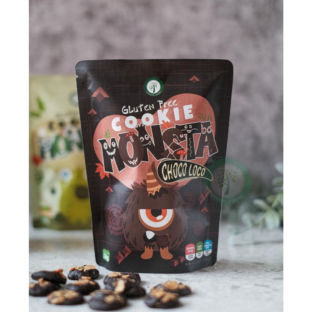 

GLUTEN FREE COOKIE MONSTA - CHOCO LOCO 150GR Nugi
