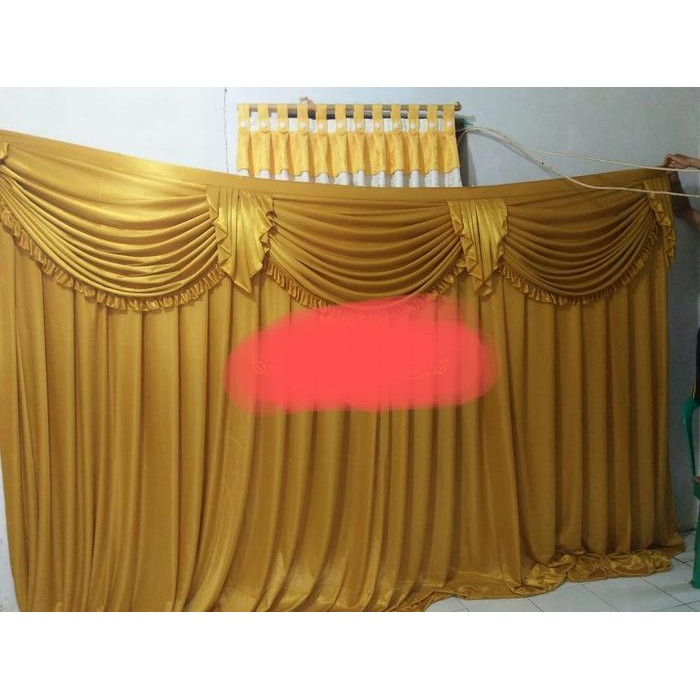 Backdrop Lamaran Dekorasi Background Kain Dinding