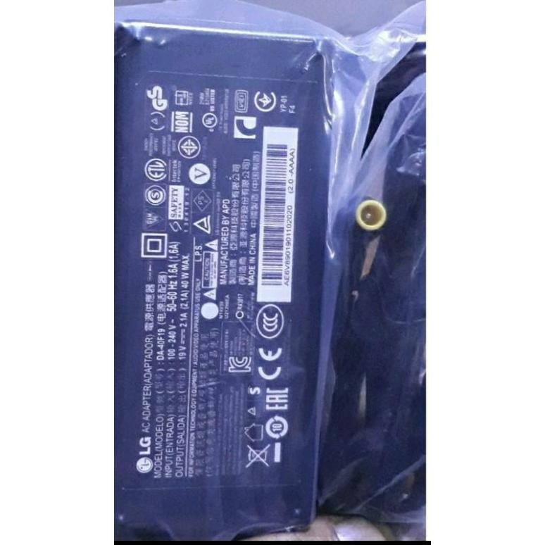 Adaptor LG 19 Volt 2,1 Ampere-Adaptor TV LG 19 V  2,1A Nugi