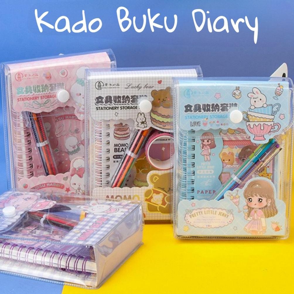 

Termurah Buku Jurnal Diary Set Momo Karakter/ Notebook Buku Catatan Lucu Journaling/ Buku Diary Kado Anak/ Buku Binder Nt-77