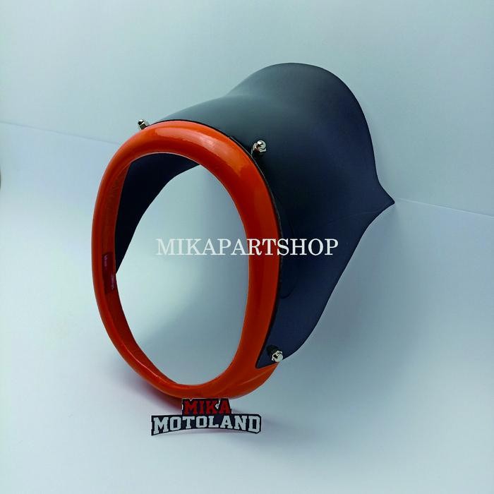 Visor Fazzio, Topi Fazzio, Windshield Fazzio, Visor Headlamp Fazzio V2 Motorcycle Original Dan Terpe