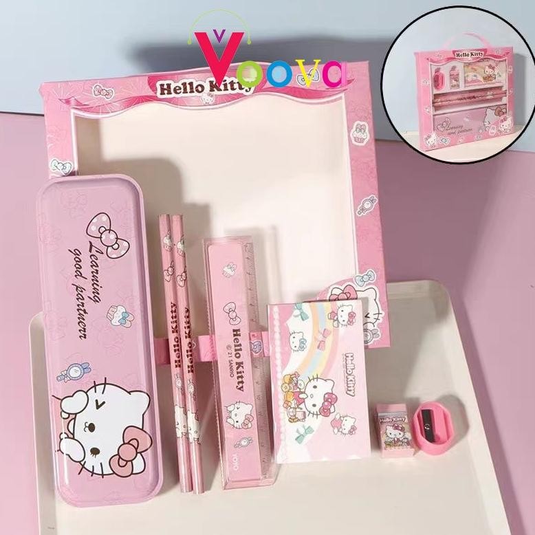 

Cq37 Voova Stationary Set Kotak Pensil Anak Set Stationery Alat Tulis Kotak Pensil Karakter Cq37