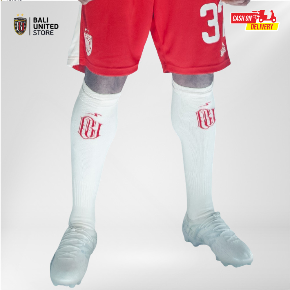 Kaos Kaki Bali United FC Jersey Socks - WARNA PUTIH
