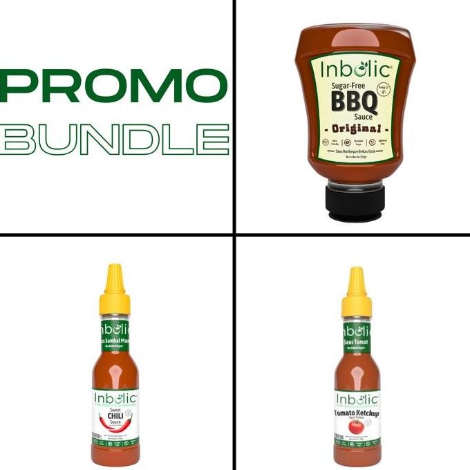 

Promo Bundle Saus Tomat Sambal Bbq Keto & Diabetic Friendly