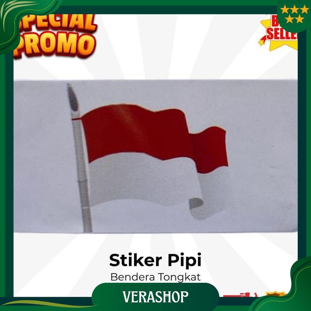 

[96 Pcs/ 3 Lembar] Sticker Bendera Merah Putih Stiker 17 Agustus Dirgahayu Ri Sticker Indonesia Sticker Pipi Indonesia Special Promo I Love Indonesia Promo