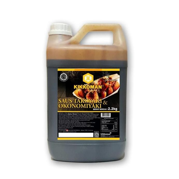 

Promo Kikkoman Takoyaki & Okonomiyaki Sauce Halal Jerigen 2L Saus Jepang