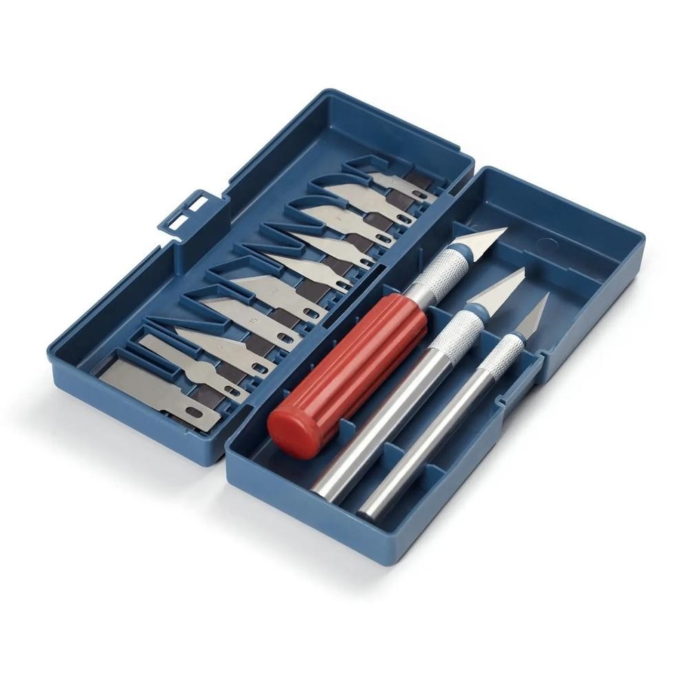 

PISAU IC PRESISI 13 IN 1 GAGANG PLASTIK CUTTER ACRYLIC ALAT UKIR ORIGINAL