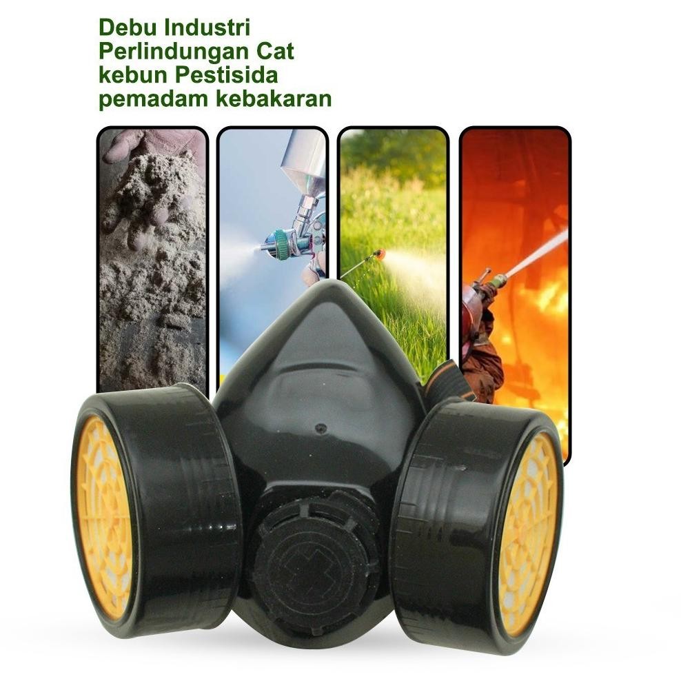 Masker Hidung Engkel DOUBLE PROHEX / Masker Respirator Moncong Babi Filter Chemical Respirator