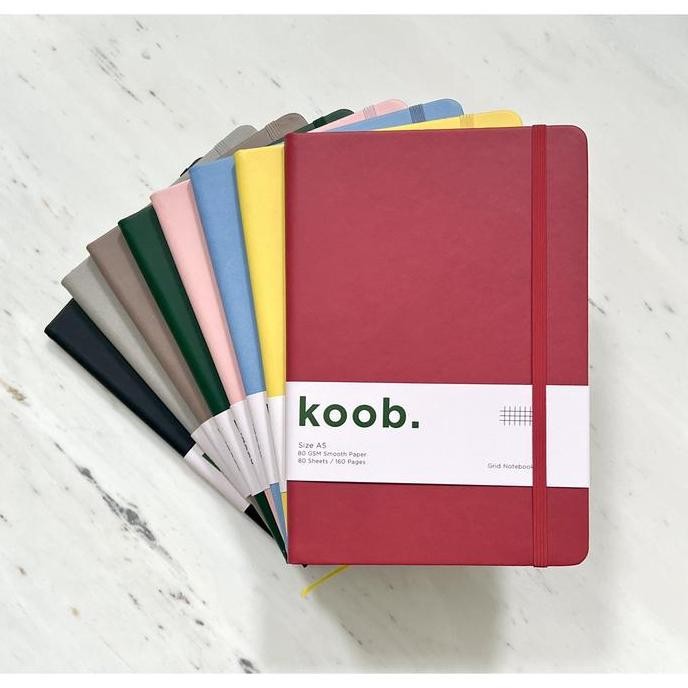 

A521 Koob. Notebook A5 Buku Tulis Kotak / Grid Agenda Jurnal Diary