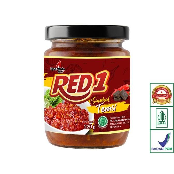 

RED1 Sambal Terasi 1 kg No Label
